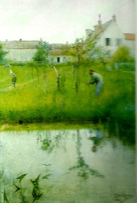 Carl Larsson gubben och nyplanteringen Spain oil painting art